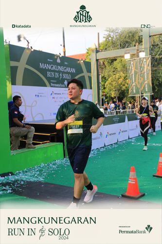 Race photo from Mangkunegaran Run 2024
