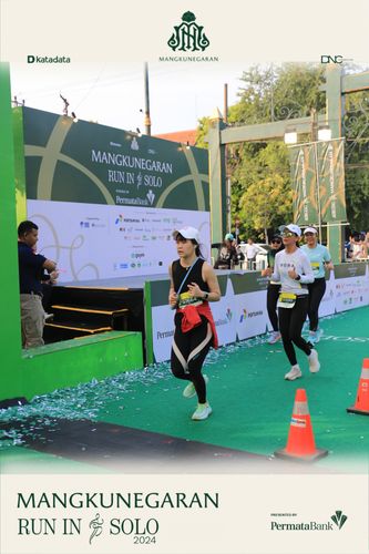 Race photo from Mangkunegaran Run 2024