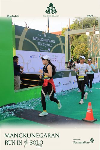 Race photo from Mangkunegaran Run 2024