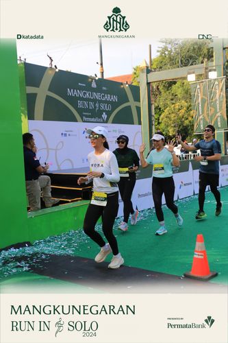 Race photo from Mangkunegaran Run 2024