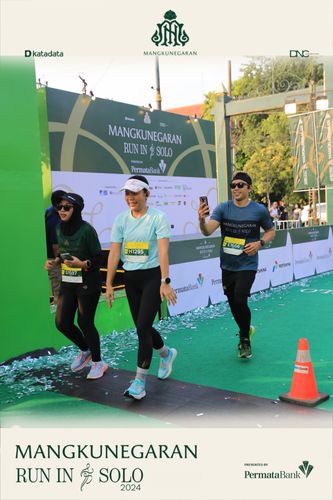 Race photo from Mangkunegaran Run 2024