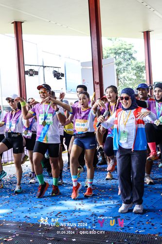 Race photo from BAF LIONS RUN 2024