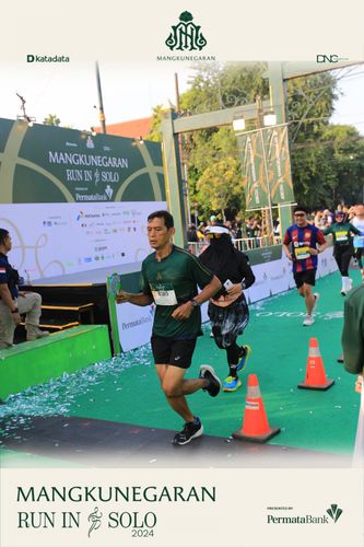 Race photo from Mangkunegaran Run 2024