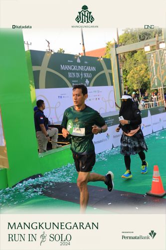 Race photo from Mangkunegaran Run 2024