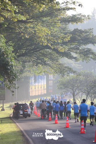 Race photo from Taman Budaya x BOGORUN 2025