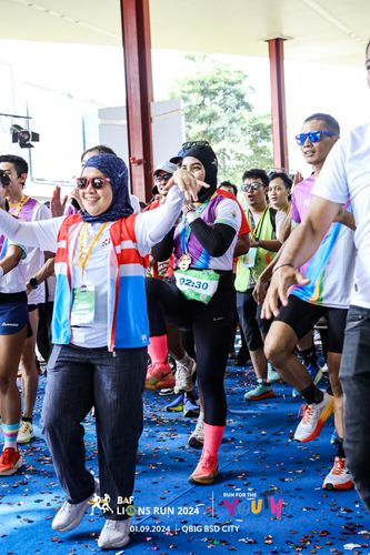 Race photo from BAF LIONS RUN 2024