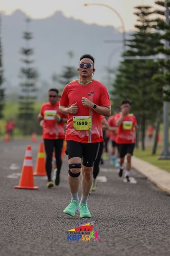 Race photo from CISANGKAN KBP CITY RUN 2025
