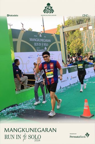 Race photo from Mangkunegaran Run 2024