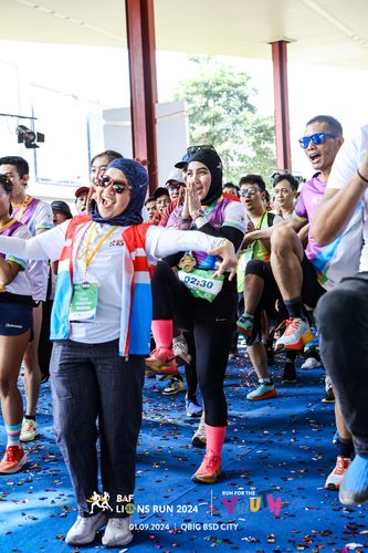Race photo from BAF LIONS RUN 2024