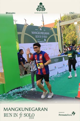Race photo from Mangkunegaran Run 2024