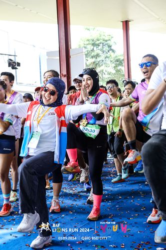 Race photo from BAF LIONS RUN 2024