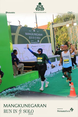 Race photo from Mangkunegaran Run 2024