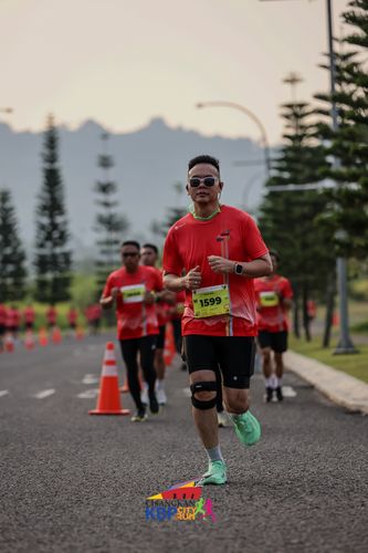 Race photo from CISANGKAN KBP CITY RUN 2025