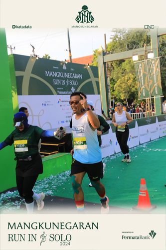 Race photo from Mangkunegaran Run 2024