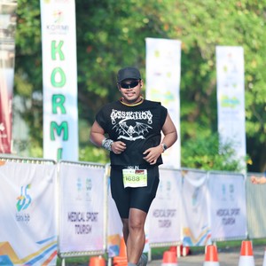 Race photo from BOGORUN 2026
