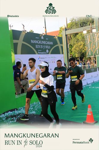 Race photo from Mangkunegaran Run 2024