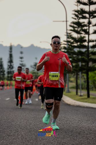 Race photo from CISANGKAN KBP CITY RUN 2025