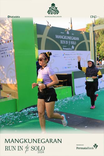 Race photo from Mangkunegaran Run 2024