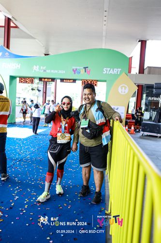 Race photo from BAF LIONS RUN 2024