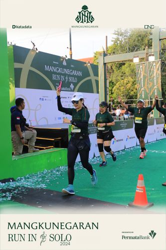 Race photo from Mangkunegaran Run 2024
