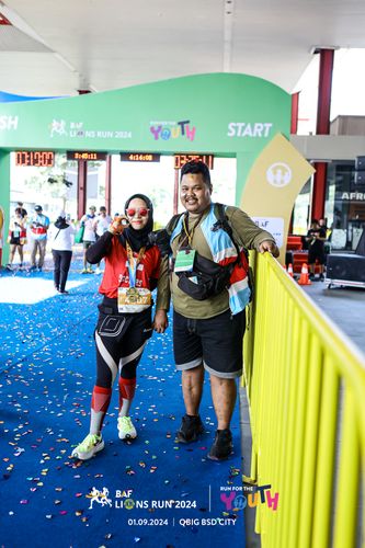 Race photo from BAF LIONS RUN 2024