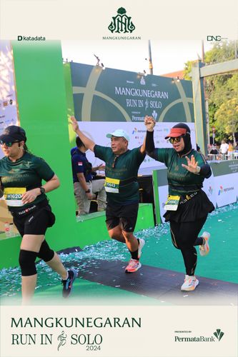 Race photo from Mangkunegaran Run 2024