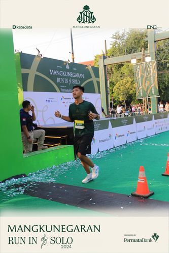 Race photo from Mangkunegaran Run 2024