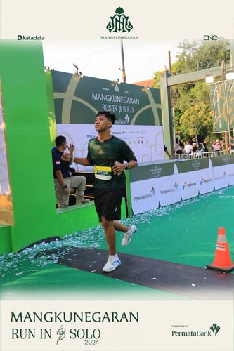 Race photo from Mangkunegaran Run 2024