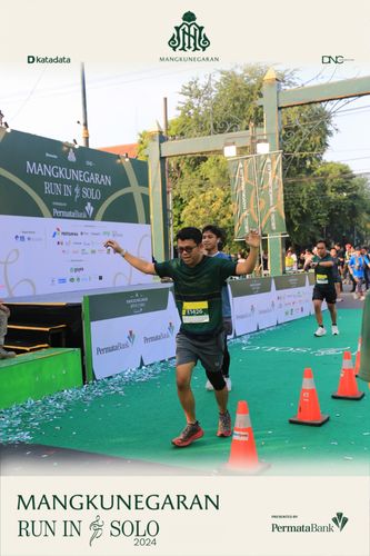 Race photo from Mangkunegaran Run 2024