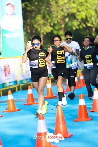 Race photo from Taman Budaya x BOGORUN 2025