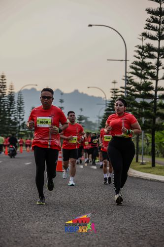 Race photo from CISANGKAN KBP CITY RUN 2025