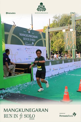 Race photo from Mangkunegaran Run 2024