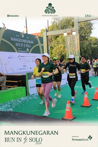 Race photo from Mangkunegaran Run 2024