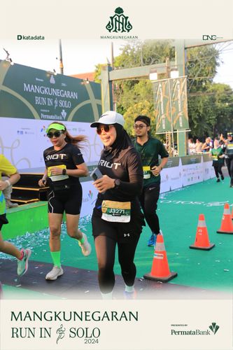 Race photo from Mangkunegaran Run 2024