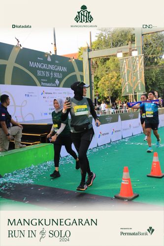 Race photo from Mangkunegaran Run 2024