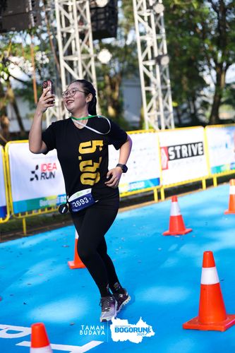 Race photo from Taman Budaya x BOGORUN 2025