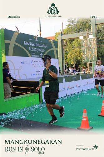Race photo from Mangkunegaran Run 2024