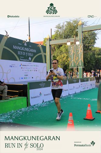 Race photo from Mangkunegaran Run 2024