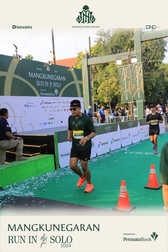 Race photo from Mangkunegaran Run 2024