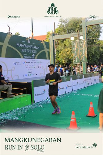 Race photo from Mangkunegaran Run 2024