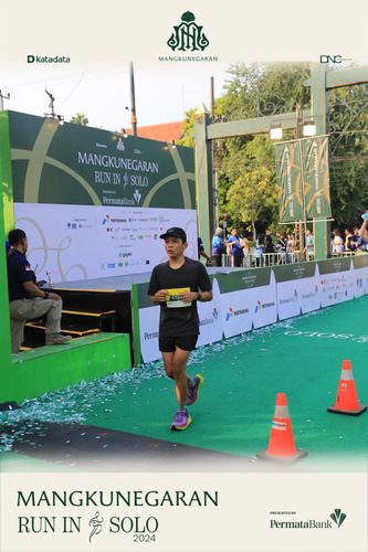 Race photo from Mangkunegaran Run 2024