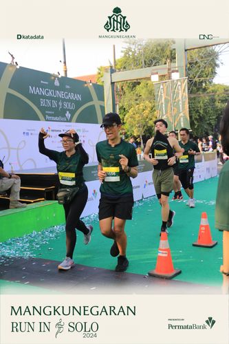 Race photo from Mangkunegaran Run 2024