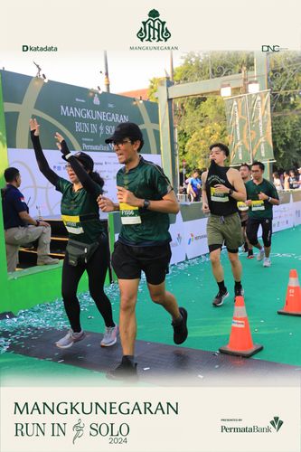 Race photo from Mangkunegaran Run 2024