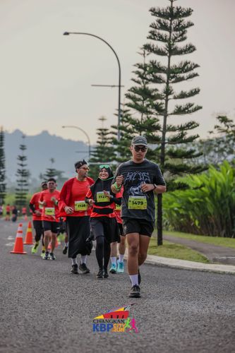 Race photo from CISANGKAN KBP CITY RUN 2025