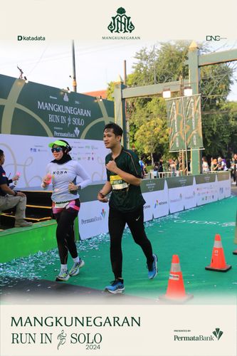 Race photo from Mangkunegaran Run 2024