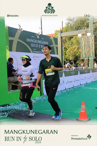 Race photo from Mangkunegaran Run 2024