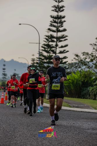 Race photo from CISANGKAN KBP CITY RUN 2025