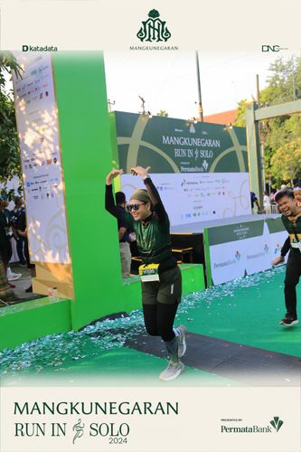 Race photo from Mangkunegaran Run 2024