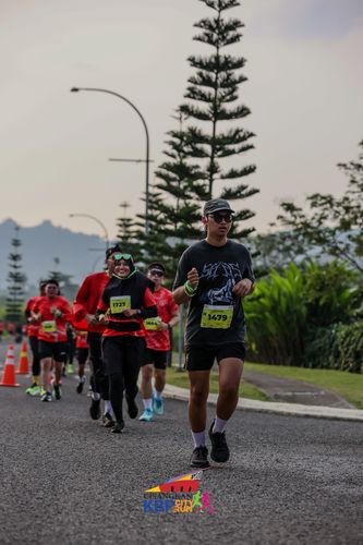 Race photo from CISANGKAN KBP CITY RUN 2025