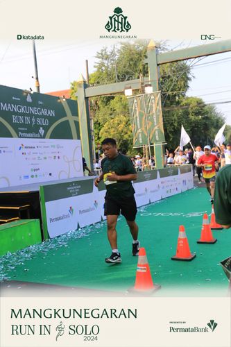 Race photo from Mangkunegaran Run 2024
